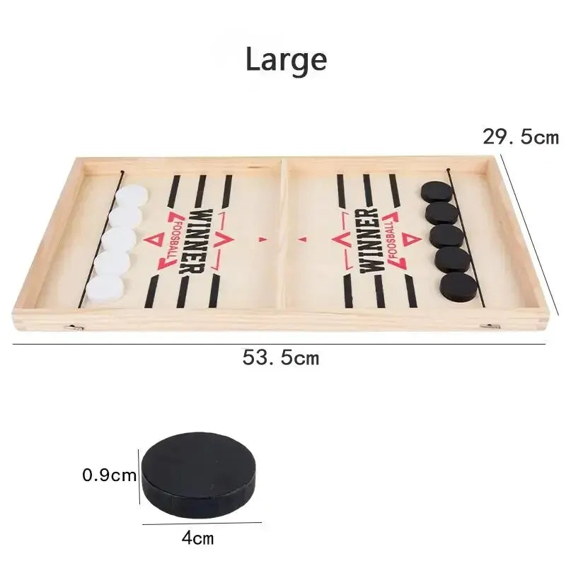 Fast Sling‑Puck Table Game – Rapid Flick & Race Board Game for Family & Friends