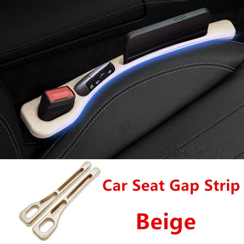 PU Car Seat Gap Filler & Side Storage Organizer β Leak-Proof Auto Insert