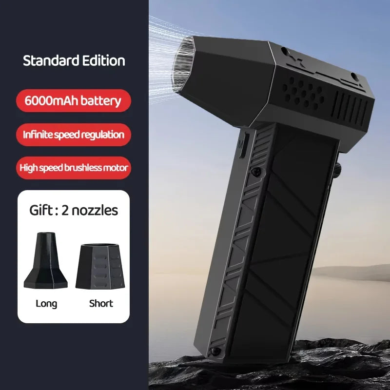 X6 High-Power Air Blower & Dust Vacuum – 450,000 RPM Electric Cleaner