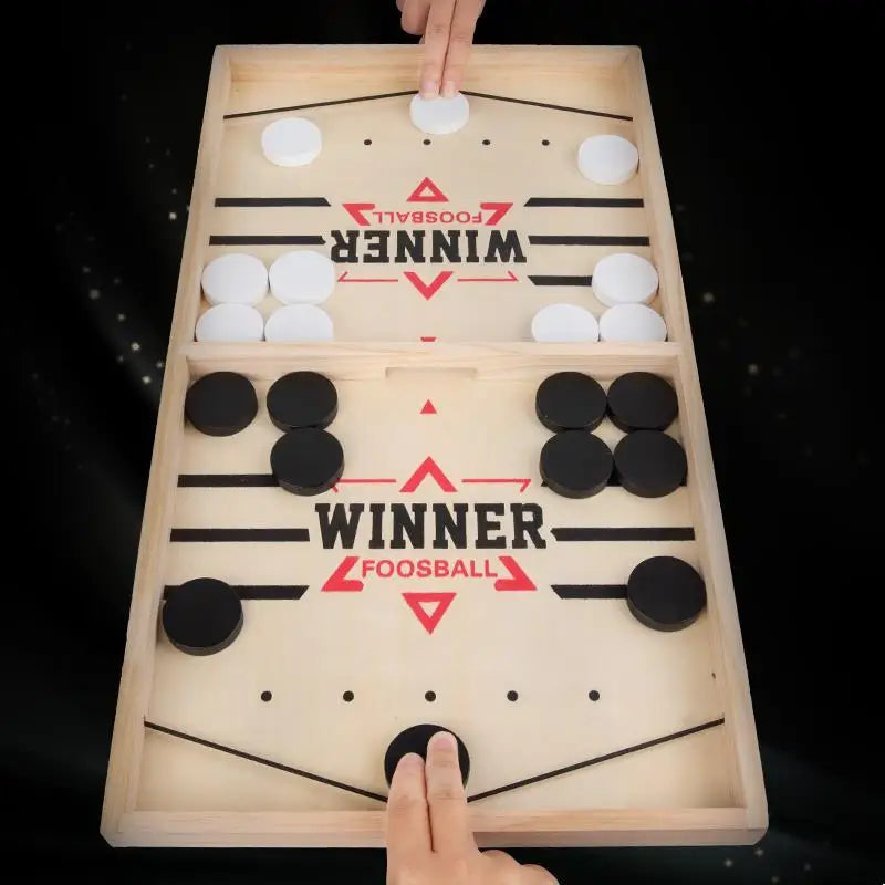 Fast Sling‑Puck Table Game – Rapid Flick & Race Board Game for Family & Friends