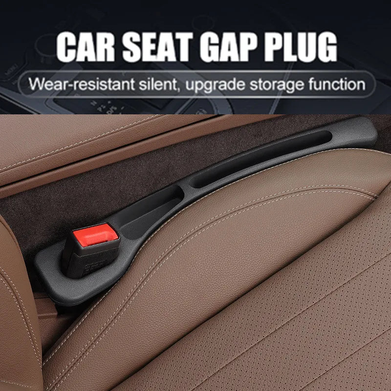 PU Car Seat Gap Filler & Side Storage Organizer – Leak-Proof Auto Insert
