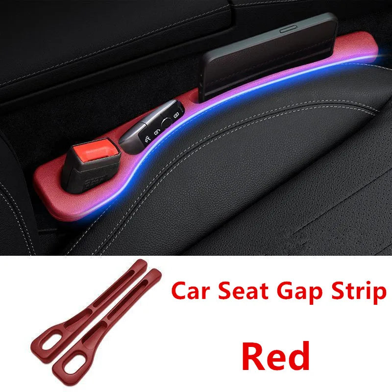 PU Car Seat Gap Filler & Side Storage Organizer – Leak-Proof Auto Insert