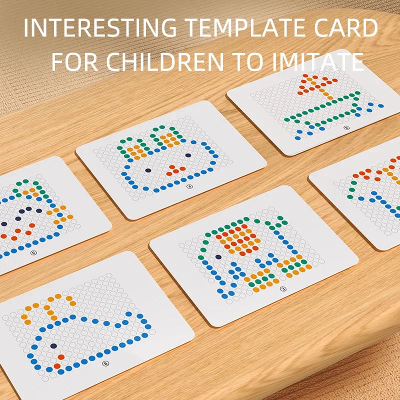 Rabbit Magnetic Drawing Board – Kids’ Bead Art & Doodle Toy