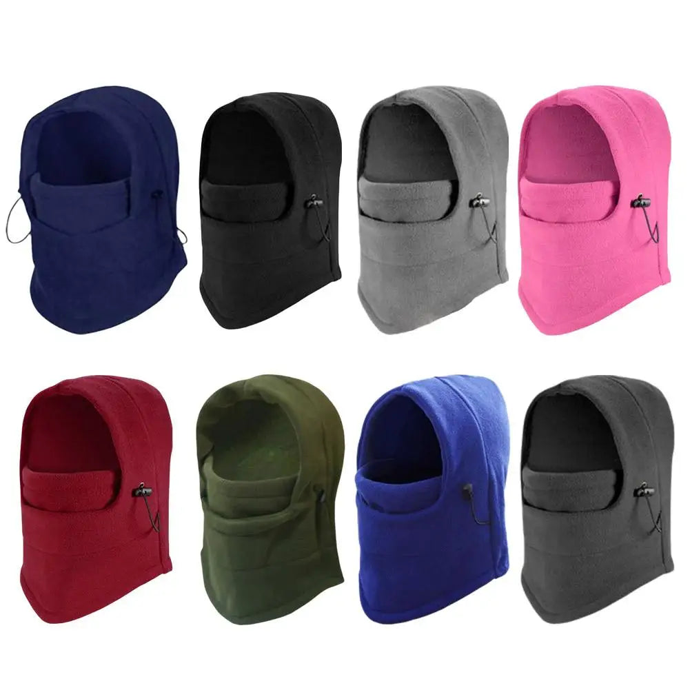 Thermal Windproof Winter Cycling Mask & Fleece Hat – Outdoor Sport Face Cover
