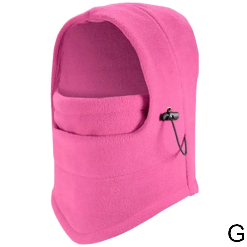 Thermal Windproof Winter Cycling Mask & Fleece Hat – Outdoor Sport Face Cover