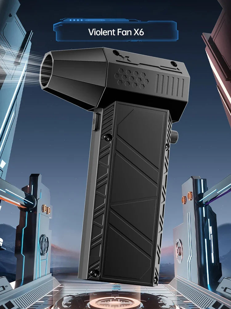 X6 High-Power Air Blower & Dust Vacuum – 450,000 RPM Electric Cleaner