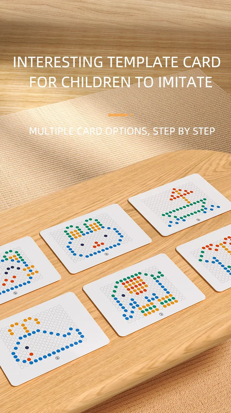 Rabbit Magnetic Drawing Board – Kids’ Bead Art & Doodle Toy