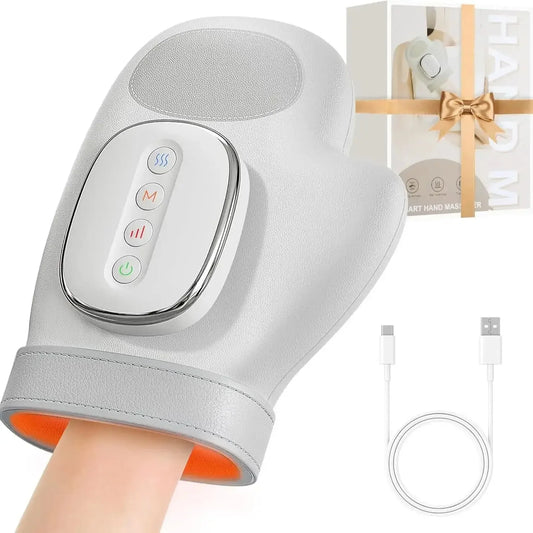 Air-Compression Hand Massager Glove – Full Palm, Finger & Wrist Relief