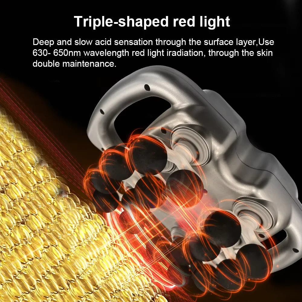 16-Head Deep Tissue Muscle Massage Gun | 9 Modes • 99 Intensity Levels